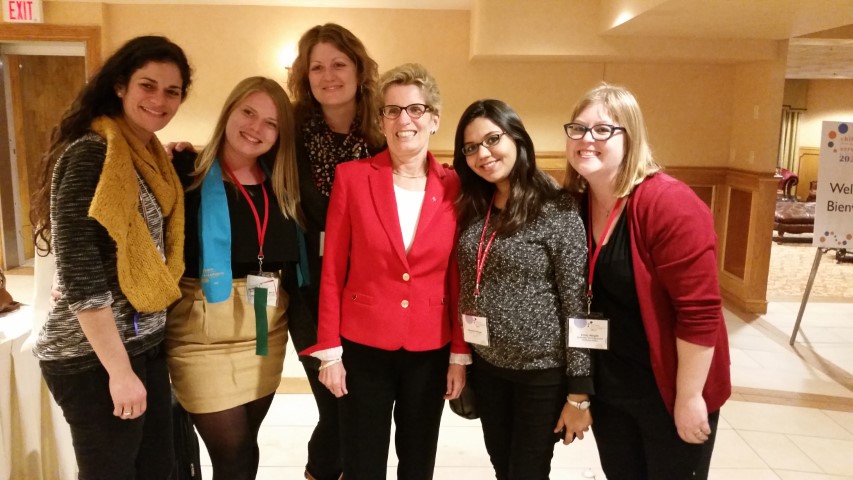 Emily Wright Toronto Premier Kathleen Wynne Ontario Premier